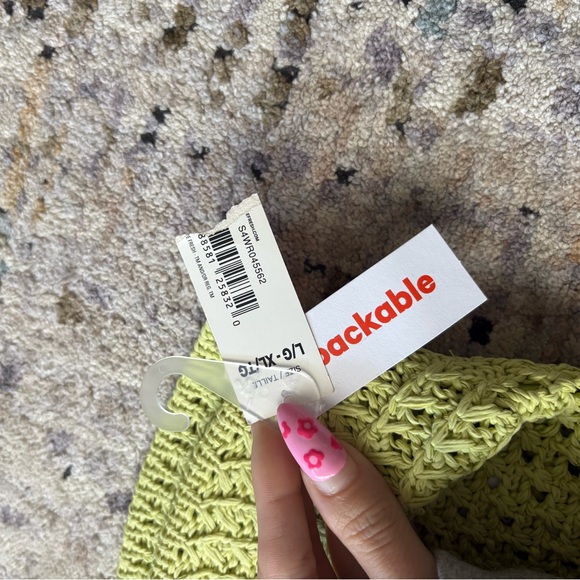 Green Woven Summer Bucket Hat - BNWT Joe Fresh - Picture 11 of 12